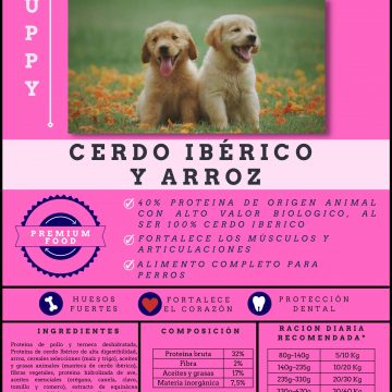 KANAIN Puppy – Pienso Premium para cachorros – Cerdo ibérico y arroz
