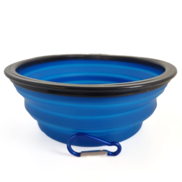 Foldable blue feeder – drinking bowl