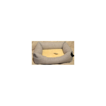Siesta cama gris cojin borreguito 55cm