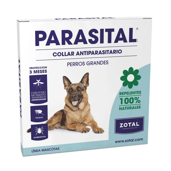 Parasital Collar Repelente Antiparasitario Perros Grandes +25kg