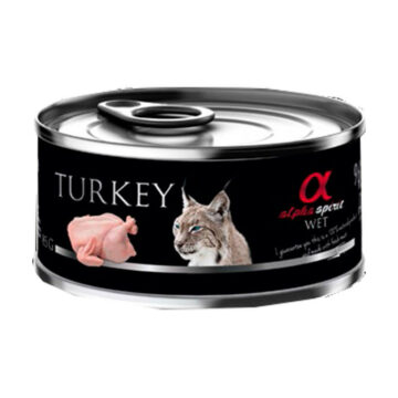 Alpha Cat Turkey Can 18x85gr