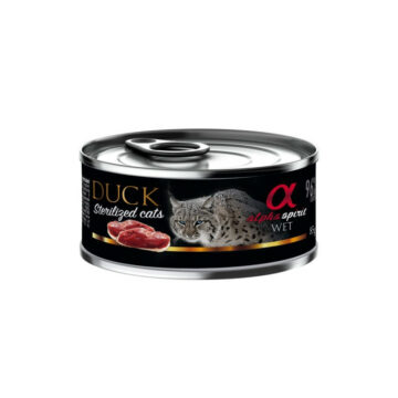 Alpha Sterile Cat Can. Duck 18x85gr