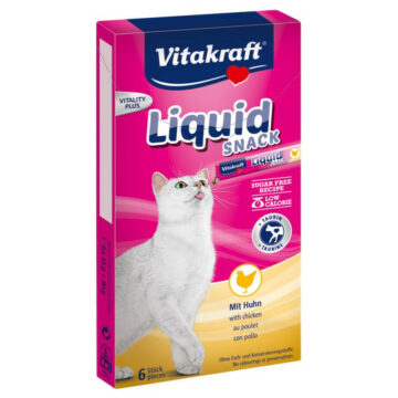 Vitakraft Cat Liquid Snack Chicken 6 units