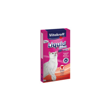 Vitakraft Cat Liquid Snack Ternera 6uds