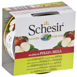 schesir-latas-dog-pollo-con-manzana-150gr